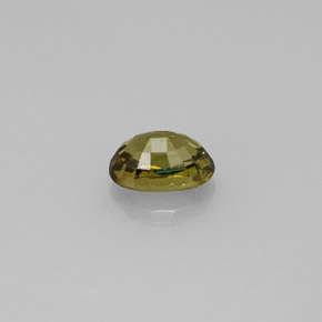 0,77 ctw natürlicher gelber Demantoid, Oval Schliff, VVS-VS