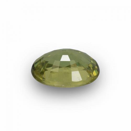 0,65 ctw natürlicher grüner Demantoid, Oval Schliff, VVS-VS
