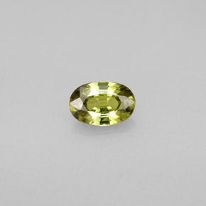 0,59 ctw natürlicher grüner Demantoid, Oval Schliff, VVS-VS