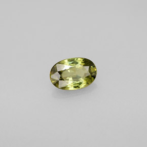0,59 ctw natürlicher grüner Demantoid, Oval Schliff, VVS-VS
