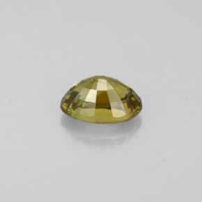 0,75 ctw natürlicher grüner Demantoid, Oval Schliff, VVS-VS