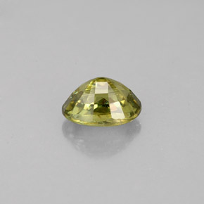 0,75 ctw natürlicher grüner Demantoid, Oval Schliff, VVS-VS