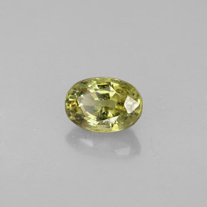 0,71 ctw natürlicher grüner Demantoid, Oval Schliff, VS