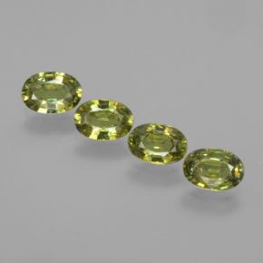 2,22 ct natürliche grüner Demantoid-Edelsteine, Oval Schliff, VVS-VS
