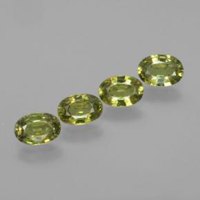 2,22 ct natürliche grüner Demantoid-Edelsteine, Oval Schliff, VVS-VS