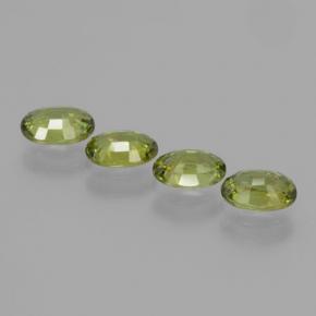 2,22 ct natürliche grüner Demantoid-Edelsteine, Oval Schliff, VVS-VS