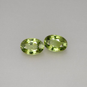  ct natürliche grüner Demantoid-Edelsteine, Oval Schliff, VVS-VS