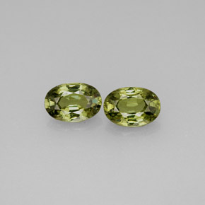  ct natürliche grüner Demantoid-Edelsteine, Oval Schliff, VVS-VS