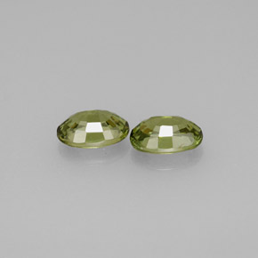 ct natürliche grüner Demantoid-Edelsteine, Oval Schliff, VVS-VS