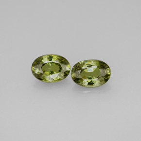 ct natürliche grüner Demantoid-Edelsteine, Oval Schliff, VVS-VS