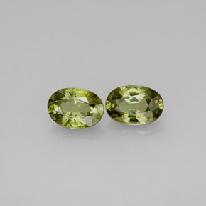  ct natürliche grüner Demantoid-Edelsteine, Oval Schliff, VVS-VS