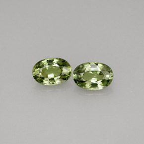  ct natürliche grüner Demantoid-Edelsteine, Oval Schliff, VVS-VS