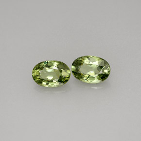  ct natürliche grüner Demantoid-Edelsteine, Oval Schliff, VVS-VS