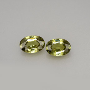  ct natürliche grüner Demantoid-Edelsteine, Oval Schliff, VVS-VS