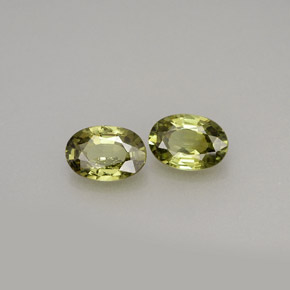  ct natürliche grüner Demantoid-Edelsteine, Oval Schliff, VVS-VS