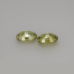  ct natürliche grüner Demantoid-Edelsteine, Oval Schliff, VVS-VS