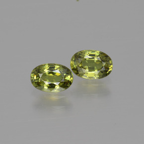  ct natürliche grüner Demantoid-Edelsteine, Oval Schliff, VVS-VS