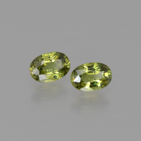  ct natürliche grüner Demantoid-Edelsteine, Oval Schliff, VVS-VS