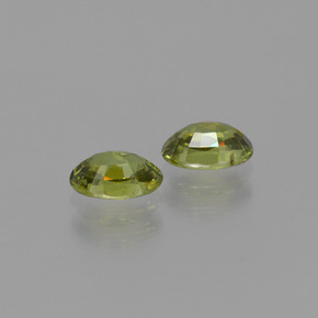  ct natürliche grüner Demantoid-Edelsteine, Oval Schliff, VVS-VS