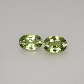  ct natürliche grüner Demantoid-Edelsteine, Oval Schliff, VVS-VS