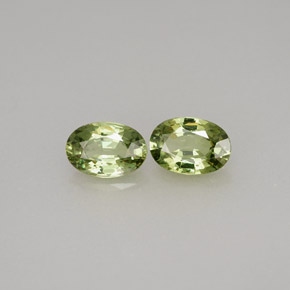  ct natürliche grüner Demantoid-Edelsteine, Oval Schliff, VVS-VS