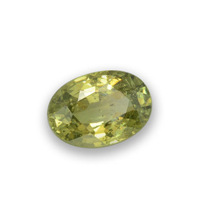 0,53 ctw natürlicher grüner Demantoid, Oval Schliff, VS