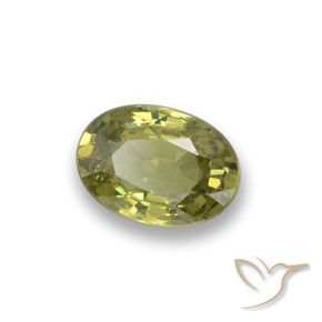 9,17 ctw natürlicher Helles Erdgrün Demantoider Granat, Oval, VS