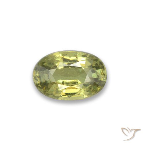0.47ct Natürlicher Warmes Waldgrün Demantoider Granat, Oval, VVS-VS