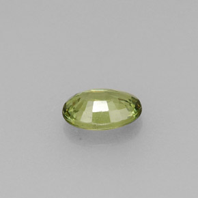 0,53 ctw natürlicher grüner Demantoid, Oval Schliff, VVS-VS