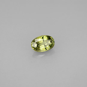 0,65 ctw natürlicher grüner Demantoid, Oval Schliff, VS