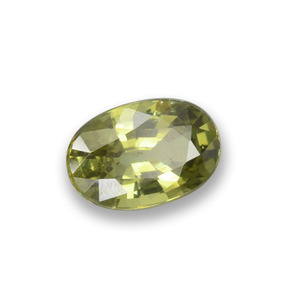 0,58 ctw natürlicher grüner Demantoid, Oval Schliff, VS