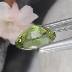 0,58 ctw natürlicher grüner Demantoid, Oval Schliff, VS