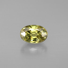 0,68 ctw natürlicher grüner Demantoid, Oval Schliff, VS