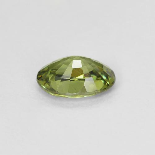 0,58 ctw natürlicher gelber Demantoid, Oval Schliff, VS