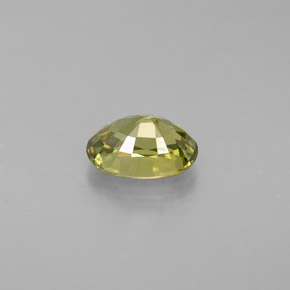 0,66 ctw natürlicher grüner Demantoid, Oval Schliff, VS