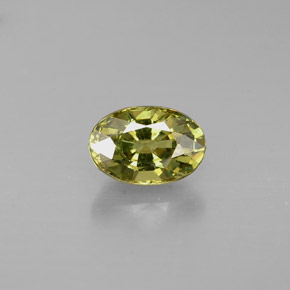 0,74 ctw natürlicher grüner Demantoid, Oval Schliff, VS