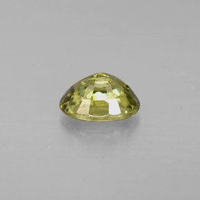 0,74 ctw natürlicher grüner Demantoid, Oval Schliff, VS