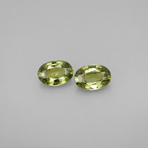  ct natürliche grüner Demantoid-Edelsteine, Oval Schliff, VVS-VS