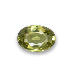 0,53 ctw natürlicher grüner Demantoid, Oval Schliff, VS