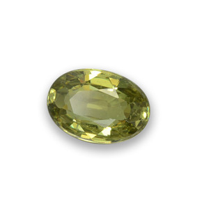 0,53 ctw natürlicher grüner Demantoid, Oval Schliff, VS