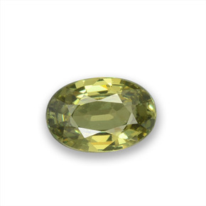 0,54 ctw natürlicher grüner Demantoid, Oval Schliff, VS
