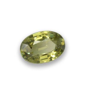 0,54 ctw natürlicher grüner Demantoid, Oval Schliff, VS