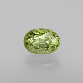 0,80 ctw natürlicher grüner Demantoid, Oval Schliff, VS-SI