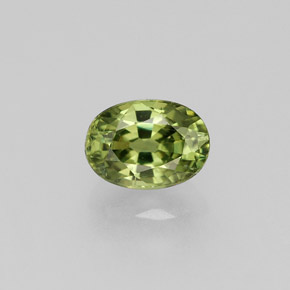 0,72 ctw natürlicher grüner Demantoid, Oval Schliff, VS