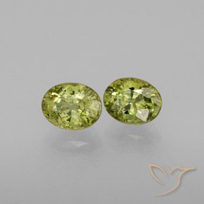 0.87 ct natürliche Medium Light Green Demantoider Granat-Edelsteine, Oval, VS-SI