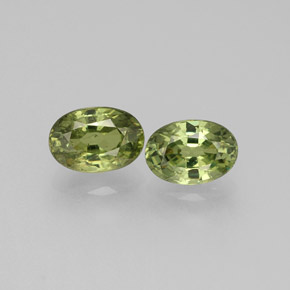  ct natürliche grüner Demantoid-Edelsteine, Oval Schliff, VS-SI