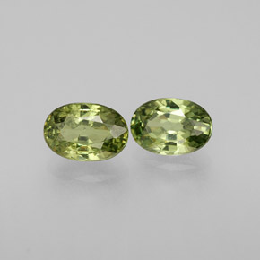  ct natürliche grüner Demantoid-Edelsteine, Oval Schliff, VS-SI