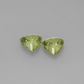  ct natürliche grüner Demantoid-Edelsteine, Trillion, VVS-VS