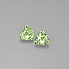  ct natürliche grüner Demantoid-Edelsteine, Trillion, VS