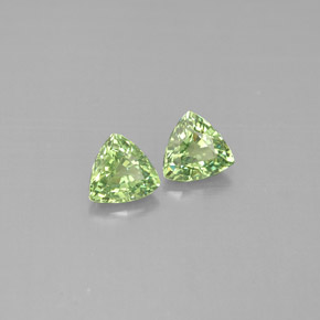  ct natürliche grüner Demantoid-Edelsteine, Trillion, VS